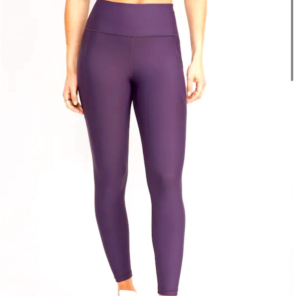 Purple Athletic Leggings